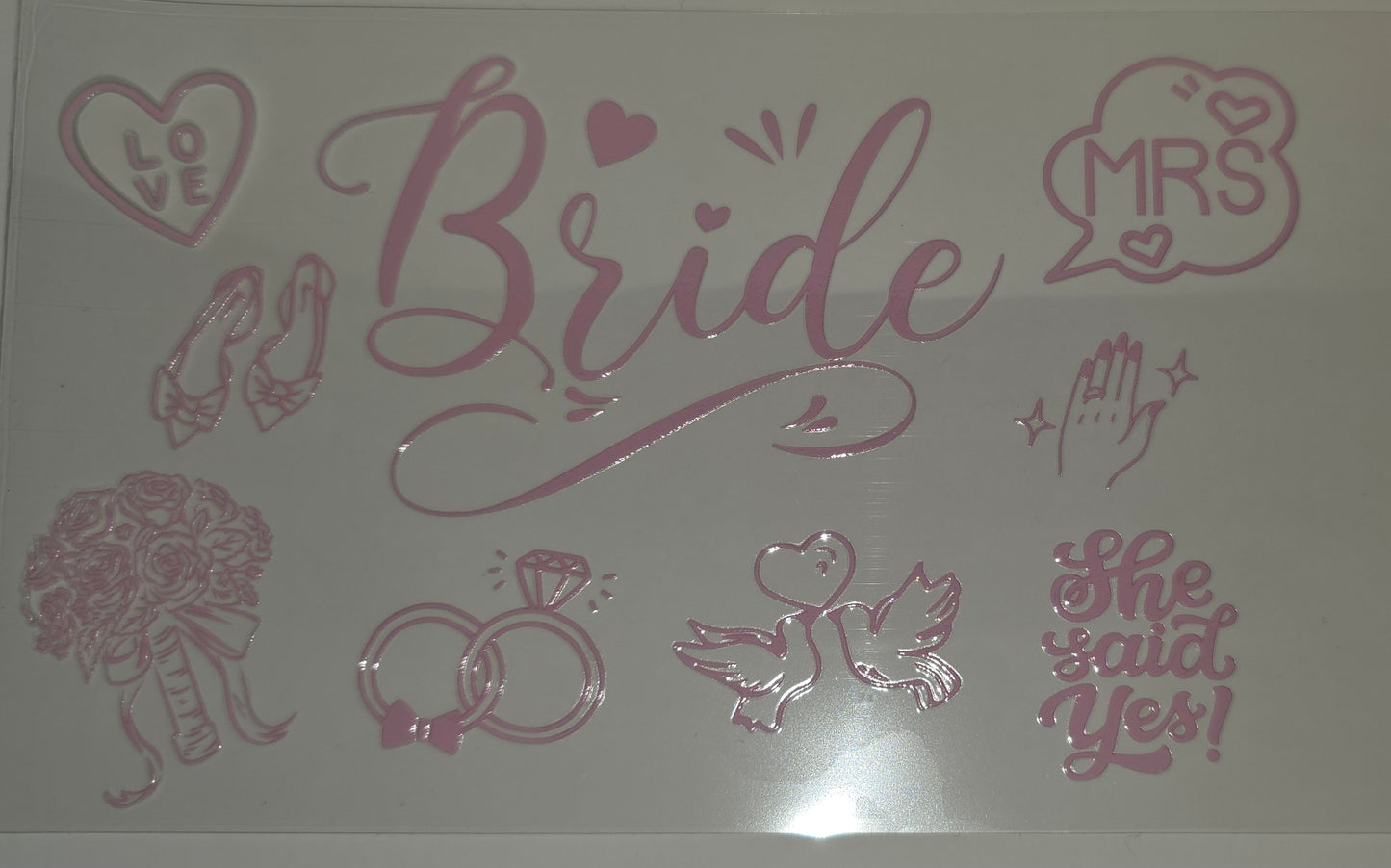Bride- Pink Decal