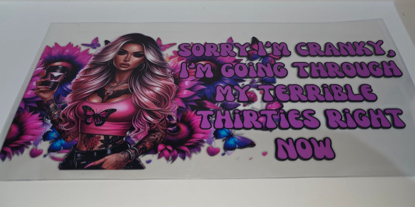 not cranky just in my 30s