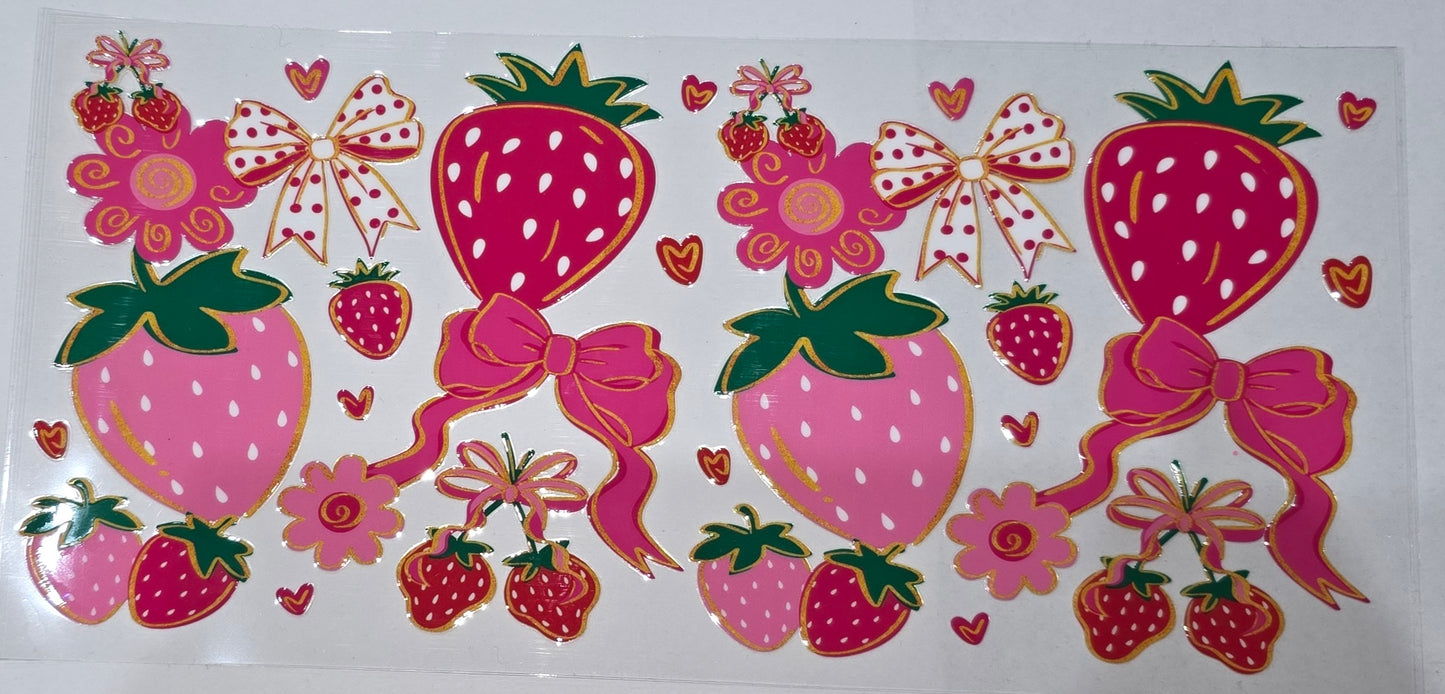 Strawberry Pink and red