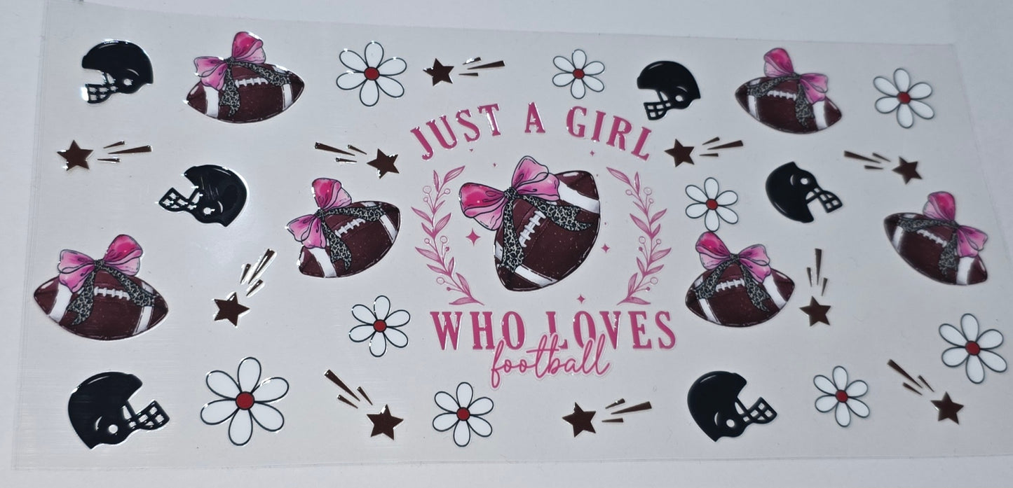 Just a girl who loves football