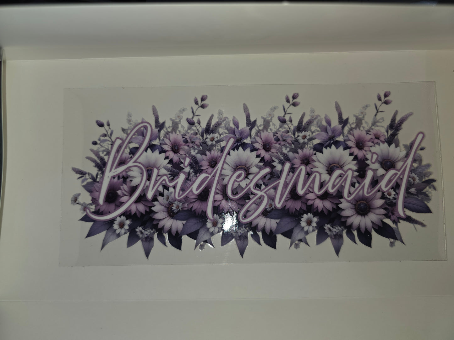 Bridesmaid - Purple flower