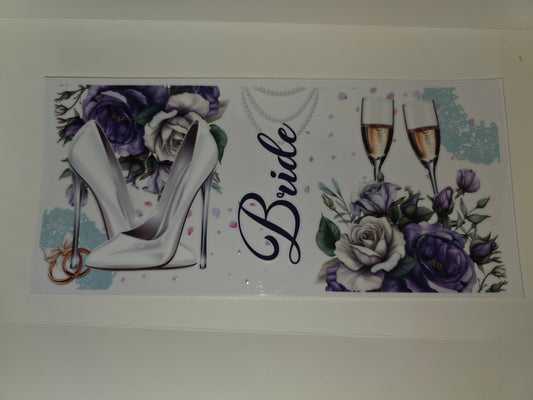 Bride- Heel and champagne glass