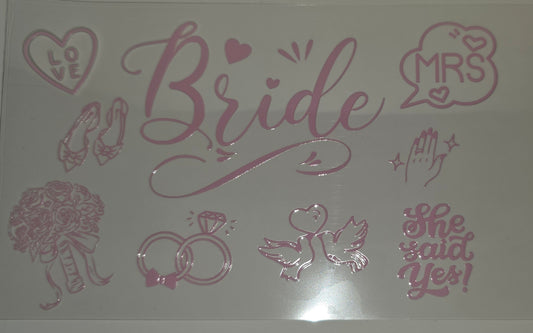Bride- Pink Decal