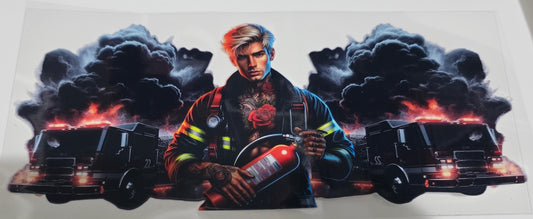 Fireman & flames
